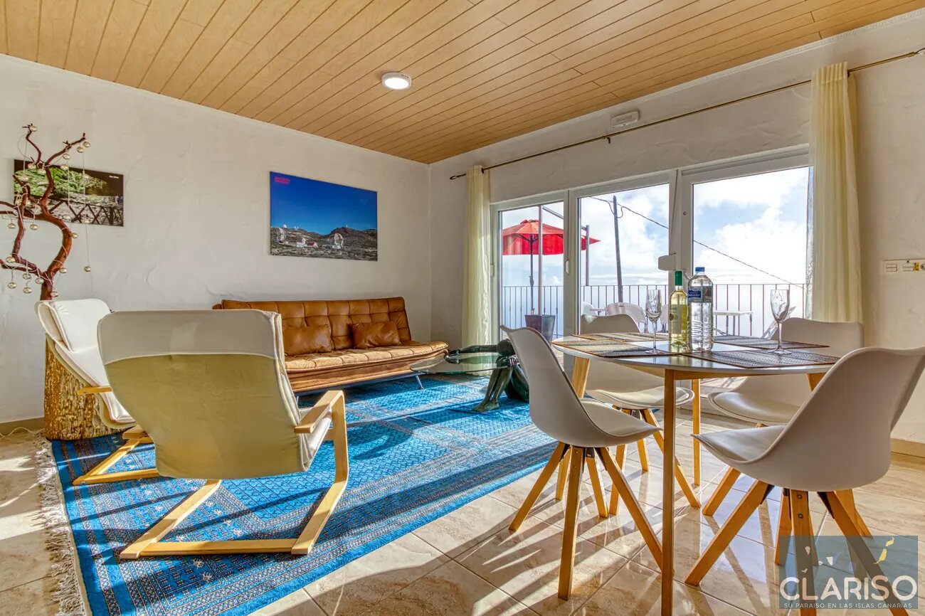 Hotel Rural Los Piratas Roque 6: Höchstgelegenes Apartment mit Meerblick und Frühstück in Tijarafe auf La Palma