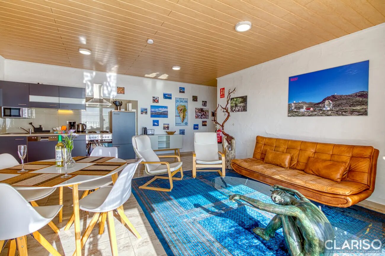 Hotel Rural Los Piratas Roque 6: Höchstgelegenes Apartment mit Meerblick und Frühstück in Tijarafe auf La Palma