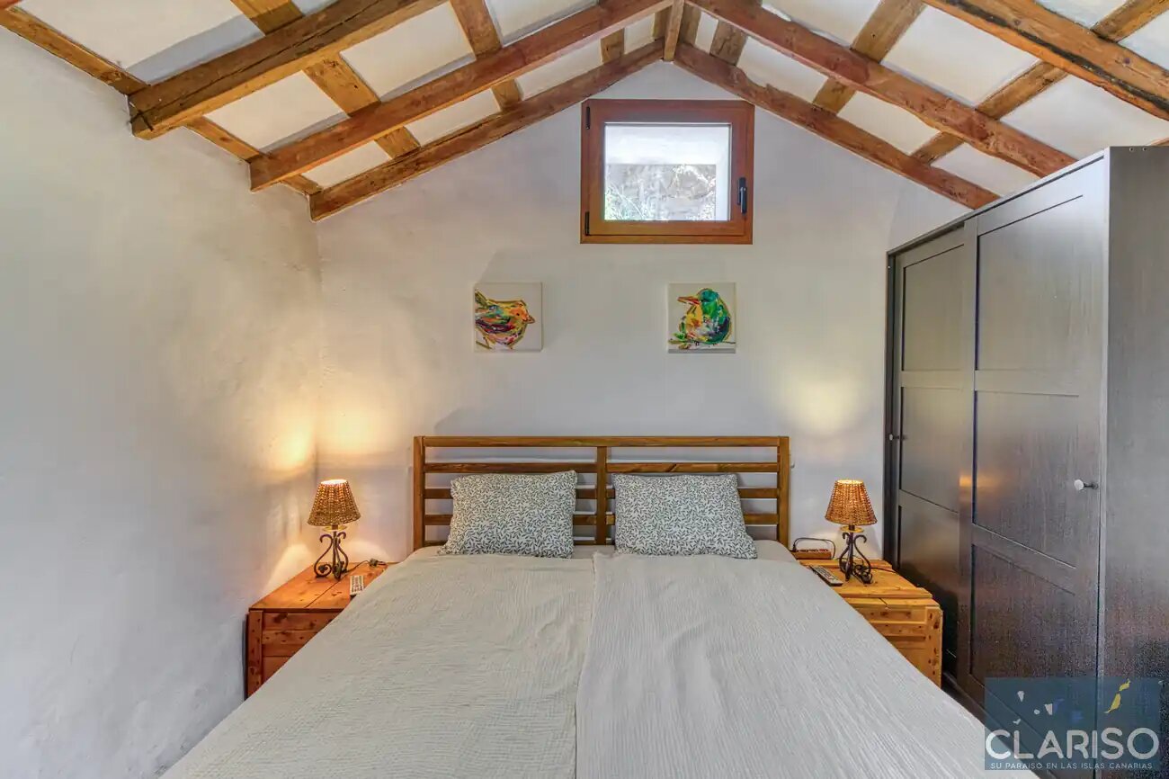 Bodega Linda: Renovierte ehemalige Bodega mit Liegepool auf 1304 m in den Weinbergen von Puntagorda auf La Palma