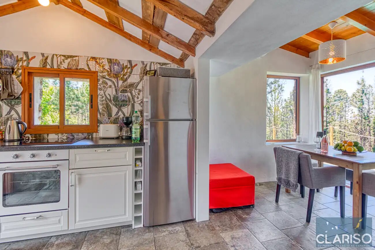 Bodega Linda: Renovierte ehemalige Bodega mit Liegepool auf 1304 m in den Weinbergen von Puntagorda auf La Palma