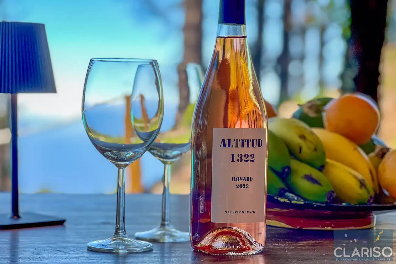 Bodega Linda: Renovierte ehemalige Bodega mit Liegepool auf 1304 m in den Weinbergen von Puntagorda auf La Palma