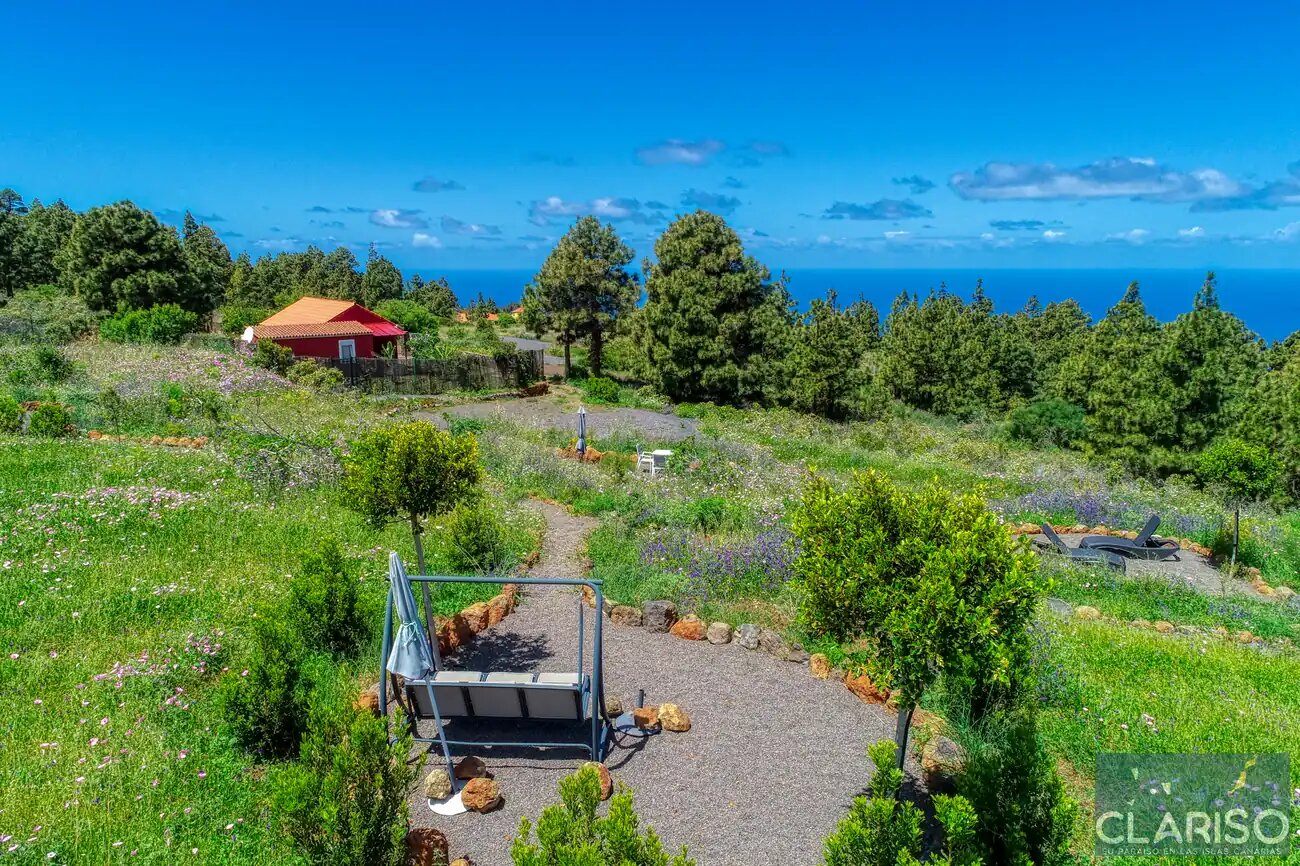 Casa Mesigresi: Ehemalige Schreinerei als Designferienhaus mit solargeheiztem Pool in Puntagorda auf La Palma