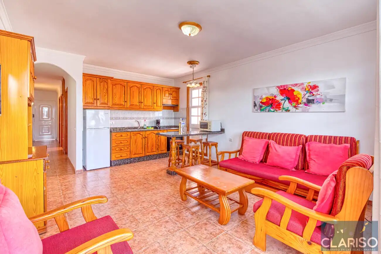 Apartamento Roque Horizonte: Ferienwohnung mit Balkon und seitlichem Meerblick nahe dem Strand in Puerto Naos auf La Palma