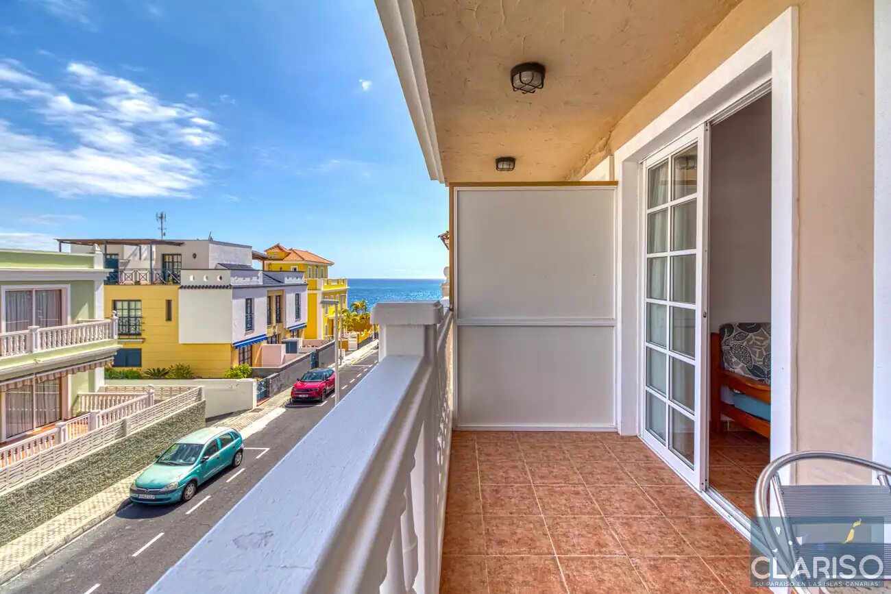 Apartamento Roque Vista: Ferienwohnung mit Meerblick-Balkon 4 Minuten vom Strand in Puerto Naos auf La Palma