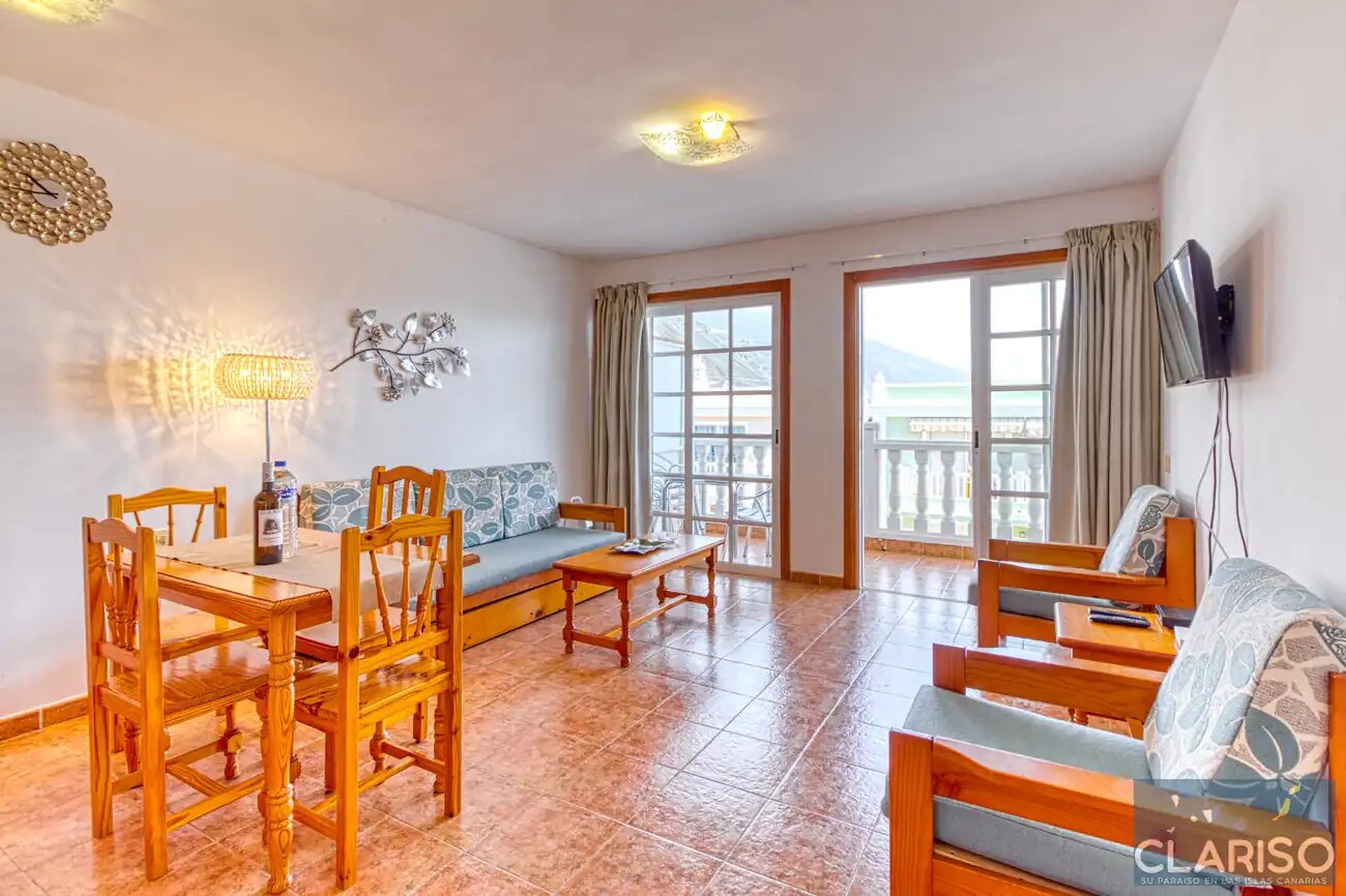 Apartamento Roque Vista: Ferienwohnung mit Meerblick-Balkon 4 Minuten vom Strand in Puerto Naos auf La Palma