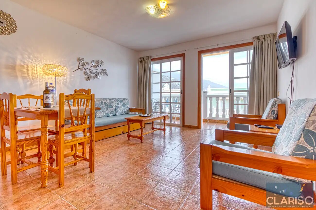 Apartamento Roque Vista: Ferienwohnung mit Meerblick-Balkon 4 Minuten vom Strand in Puerto Naos auf La Palma