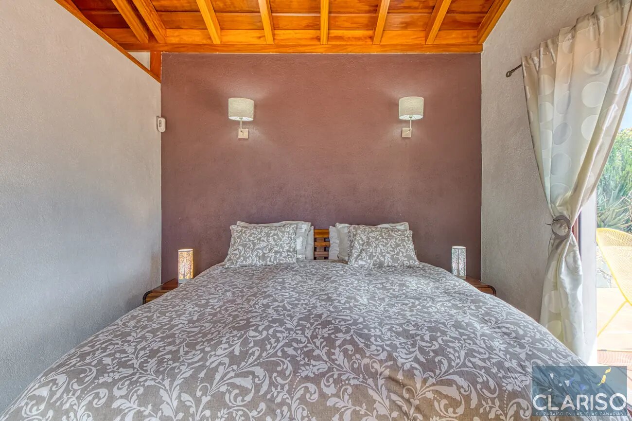 Casa El Peral: Architektenhaus mit Panoramaterrasse und getrennten Schlafflügeln in Puntagorda auf La Palma