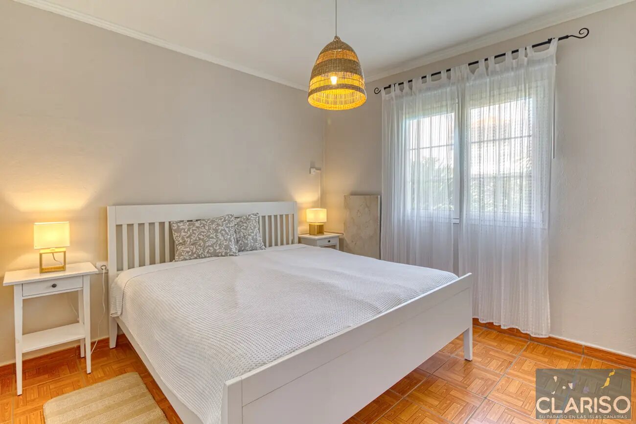 Casa Palmera El Paso: Apartment mit Vulkanblick von der überdachten Terrasse in La Pequeña Maravilla auf La Palma