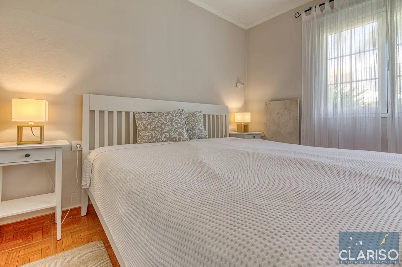 Casa Palmera El Paso: Apartment mit Vulkanblick von der überdachten Terrasse in La Pequeña Maravilla auf La Palma