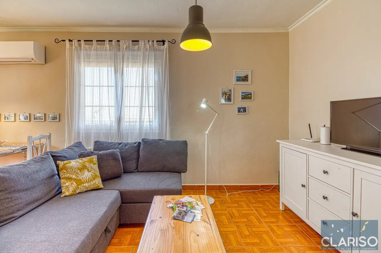 Casa Palmera El Paso: Apartment mit Vulkanblick von der überdachten Terrasse in La Pequeña Maravilla auf La Palma