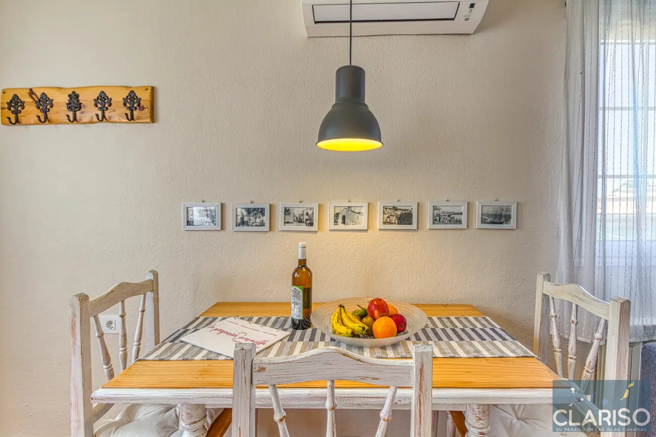 Casa Palmera El Paso: Apartment mit Vulkanblick von der überdachten Terrasse in La Pequeña Maravilla auf La Palma