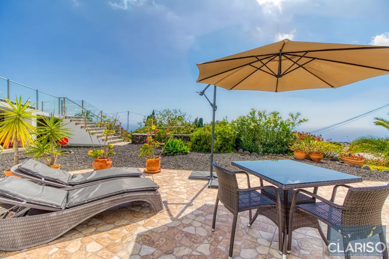 Casa Yonit: 2021 renoviertes Ferienapartment mit solargeheiztem Pool im Komplex Puro Atlántico auf La Palma