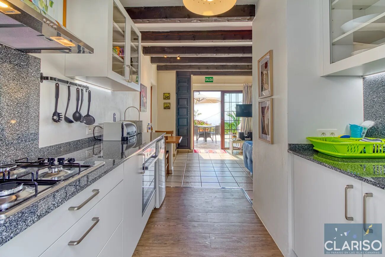 Casa Yonit: 2021 renoviertes Ferienapartment mit solargeheiztem Pool im Komplex Puro Atlántico auf La Palma