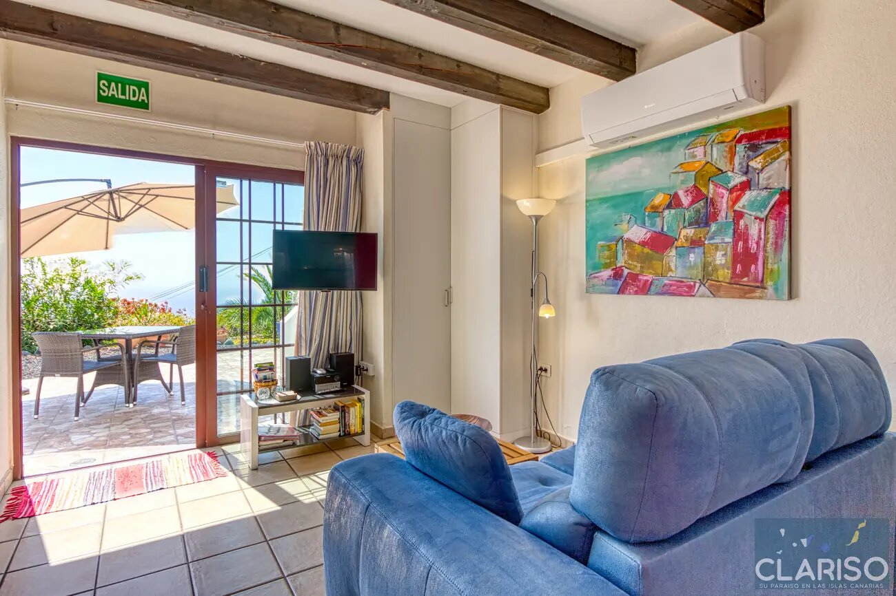 Casa Yonit: 2021 renoviertes Ferienapartment mit solargeheiztem Pool im Komplex Puro Atlántico auf La Palma