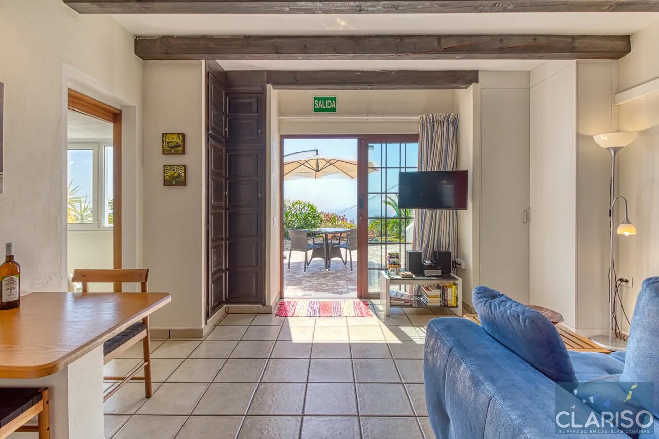 Casa Yonit: 2021 renoviertes Ferienapartment mit solargeheiztem Pool im Komplex Puro Atlántico auf La Palma