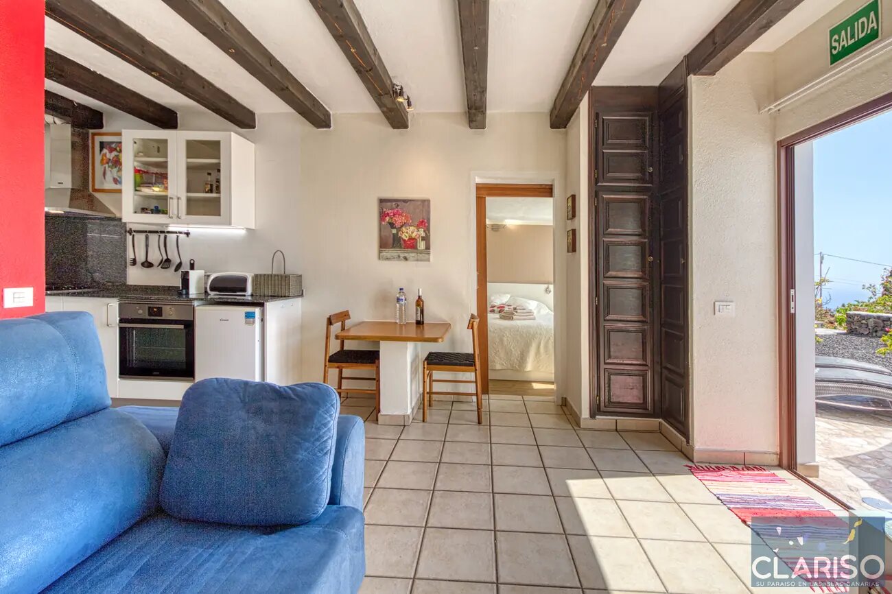 Casa Yonit: 2021 renoviertes Ferienapartment mit solargeheiztem Pool im Komplex Puro Atlántico auf La Palma