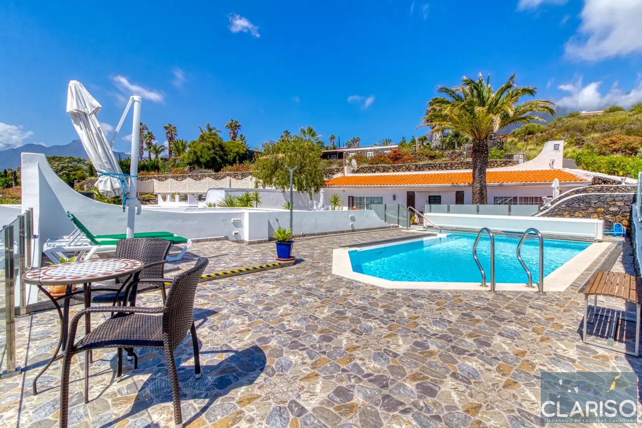 Casa Yonit: 2021 renoviertes Ferienapartment mit solargeheiztem Pool im Komplex Puro Atlántico auf La Palma