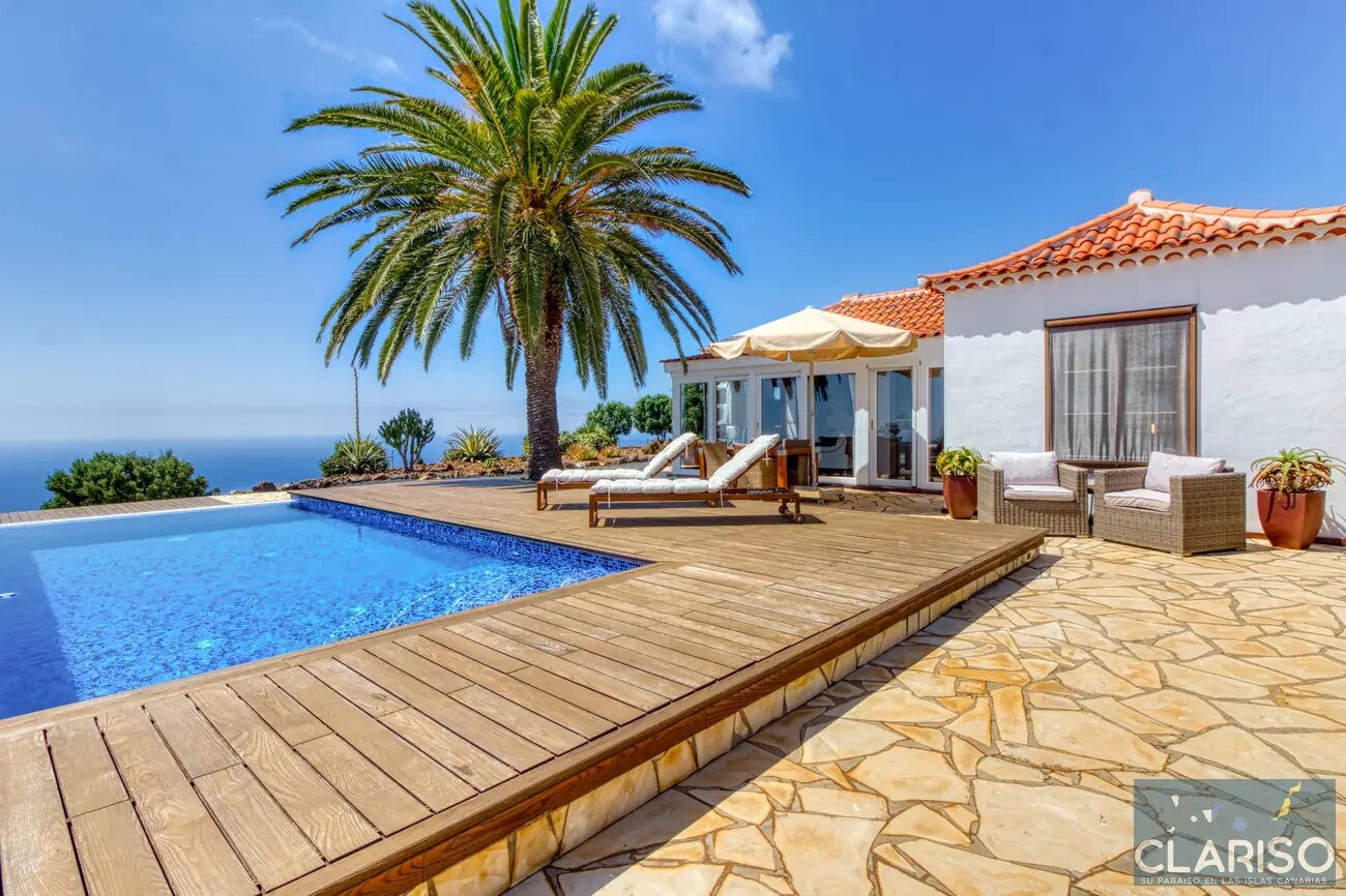 Finca Palomar: Ferienhaus auf einer Olivenfinca mit Fußbodenheizung und Sternenhimmel in Puntagorda auf La Palma