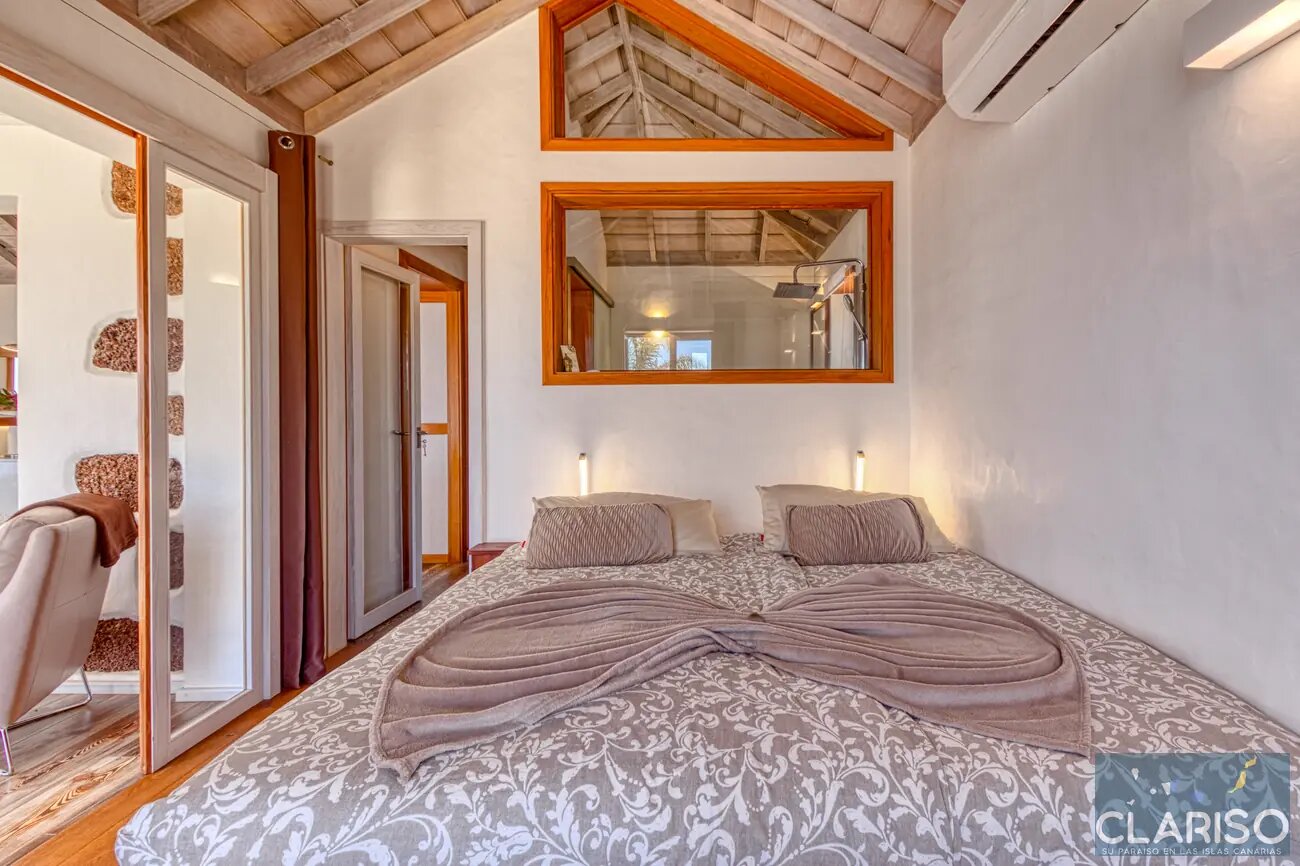 Finca Palomar: Ferienhaus auf einer Olivenfinca mit Fußbodenheizung und Sternenhimmel in Puntagorda auf La Palma
