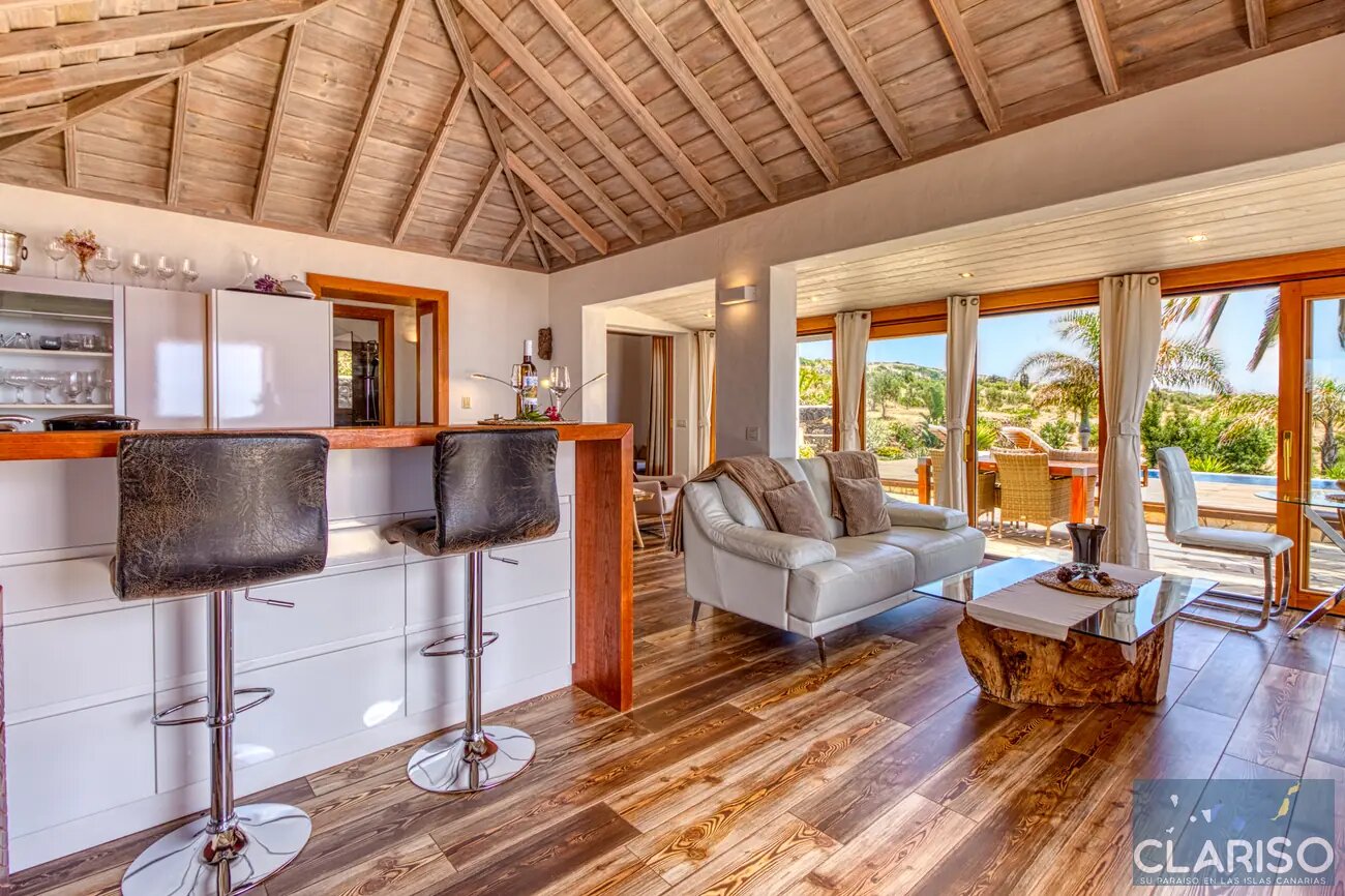 Finca Palomar: Ferienhaus auf einer Olivenfinca mit Fußbodenheizung und Sternenhimmel in Puntagorda auf La Palma