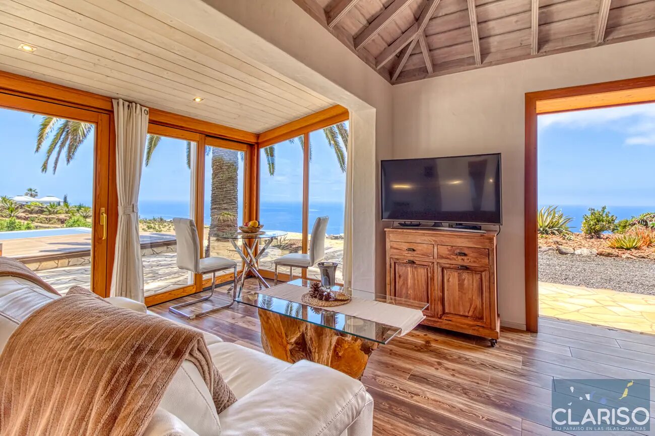 Finca Palomar: Ferienhaus auf einer Olivenfinca mit Fußbodenheizung und Sternenhimmel in Puntagorda auf La Palma