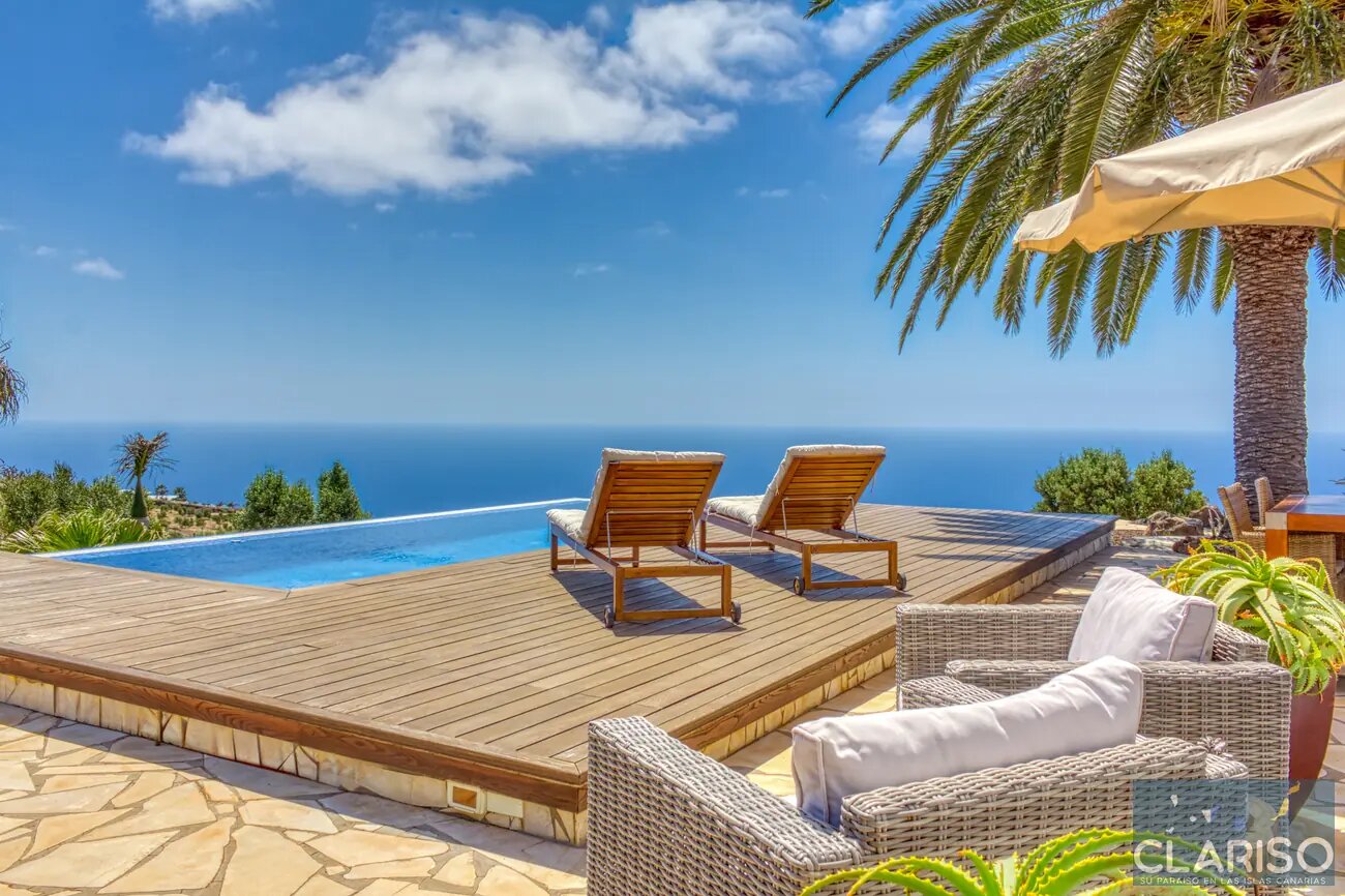 Finca Palomar: Ferienhaus auf einer Olivenfinca mit Fußbodenheizung und Sternenhimmel in Puntagorda auf La Palma
