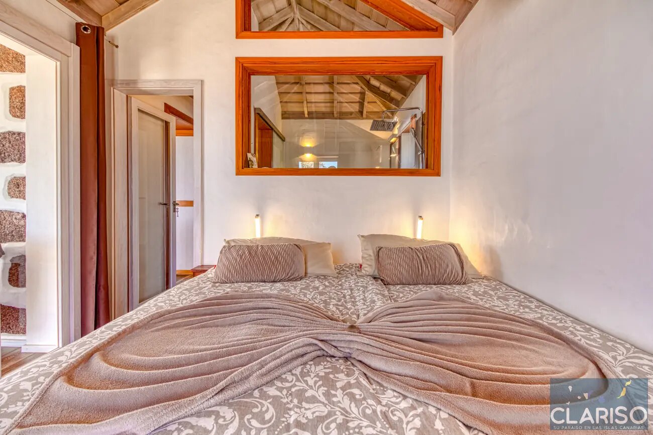 Finca Palomar: Ferienhaus auf einer Olivenfinca mit Fußbodenheizung und Sternenhimmel in Puntagorda auf La Palma