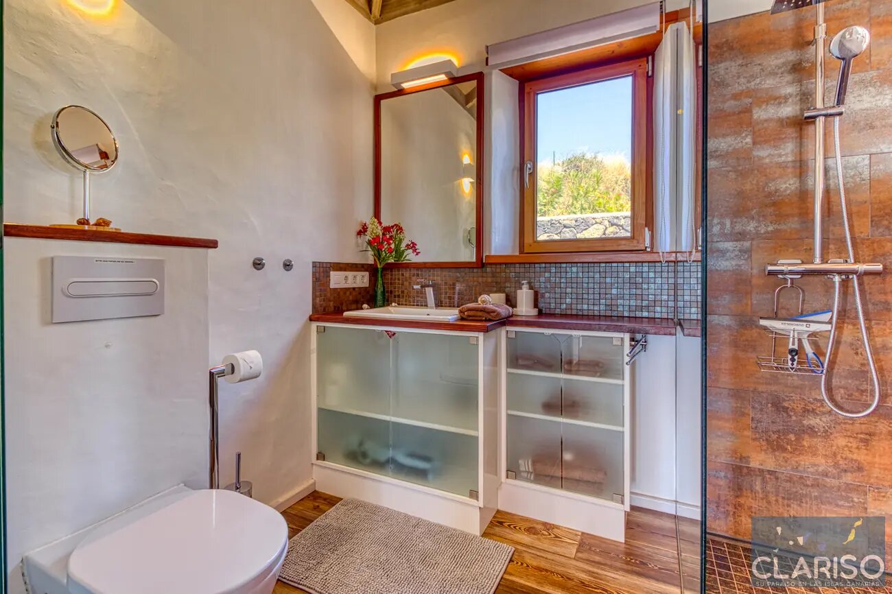 Finca Palomar: Ferienhaus auf einer Olivenfinca mit Fußbodenheizung und Sternenhimmel in Puntagorda auf La Palma