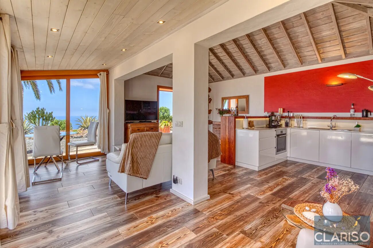 Finca Palomar: Ferienhaus auf einer Olivenfinca mit Fußbodenheizung und Sternenhimmel in Puntagorda auf La Palma