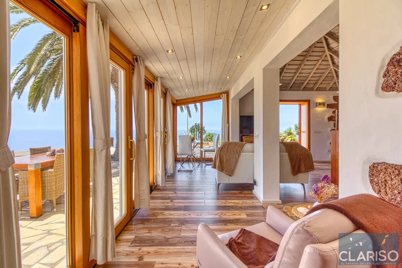 Finca Palomar: Ferienhaus auf einer Olivenfinca mit Fußbodenheizung und Sternenhimmel in Puntagorda auf La Palma