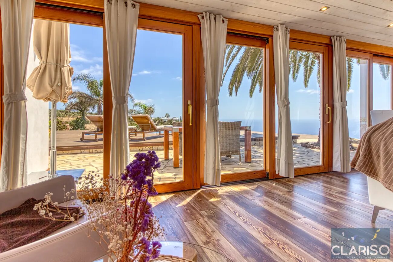 Finca Palomar: Ferienhaus auf einer Olivenfinca mit Fußbodenheizung und Sternenhimmel in Puntagorda auf La Palma