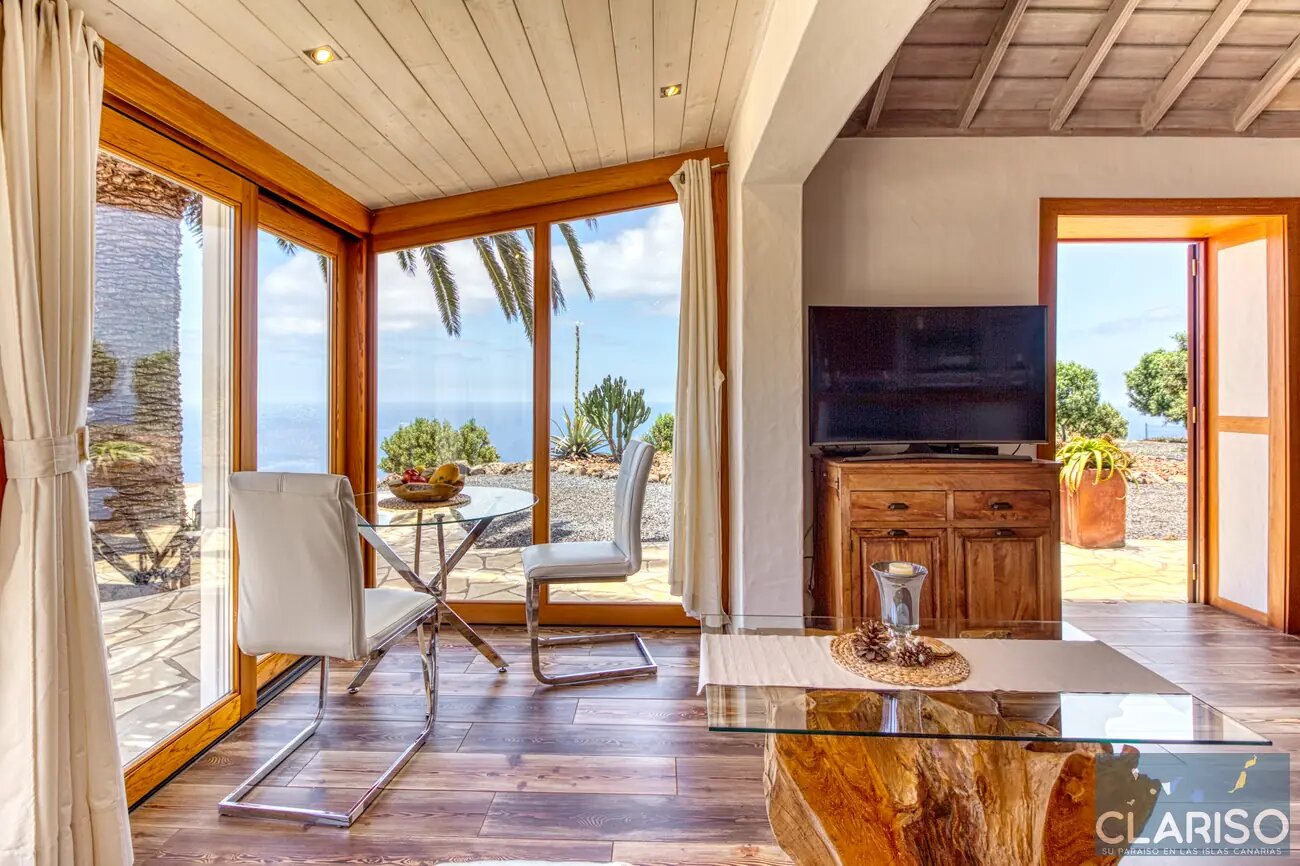 Finca Palomar: Ferienhaus auf einer Olivenfinca mit Fußbodenheizung und Sternenhimmel in Puntagorda auf La Palma