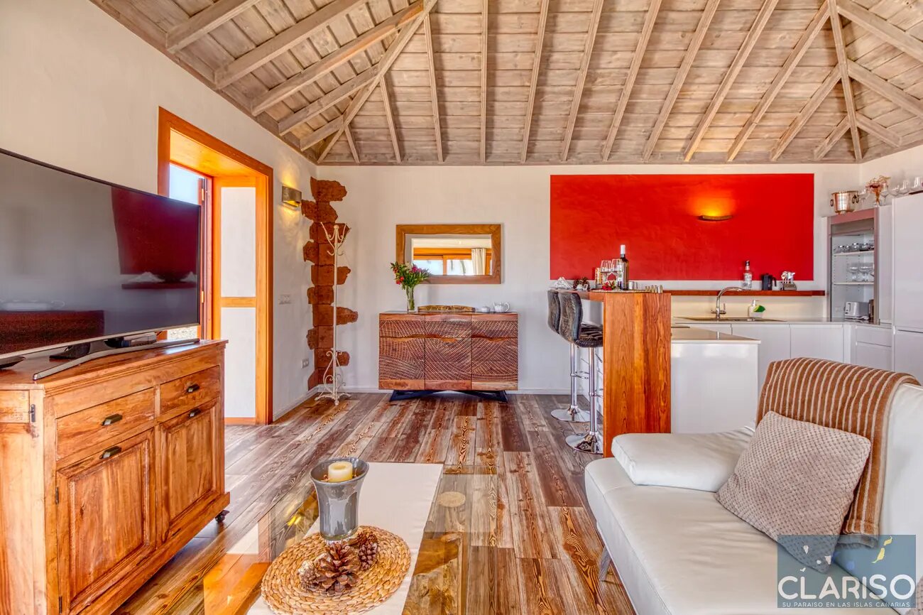 Finca Palomar: Ferienhaus auf einer Olivenfinca mit Fußbodenheizung und Sternenhimmel in Puntagorda auf La Palma
