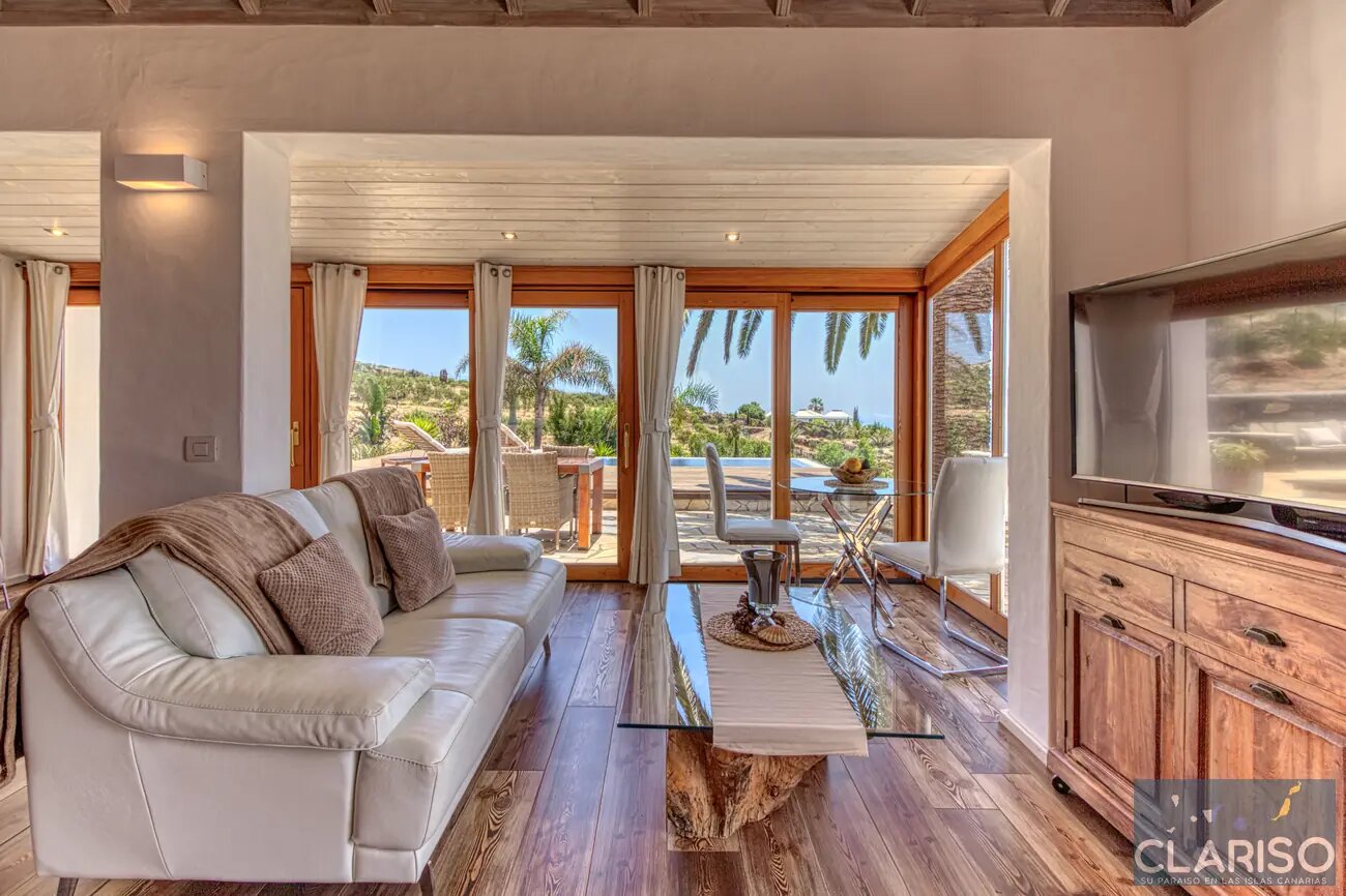 Finca Palomar: Ferienhaus auf einer Olivenfinca mit Fußbodenheizung und Sternenhimmel in Puntagorda auf La Palma