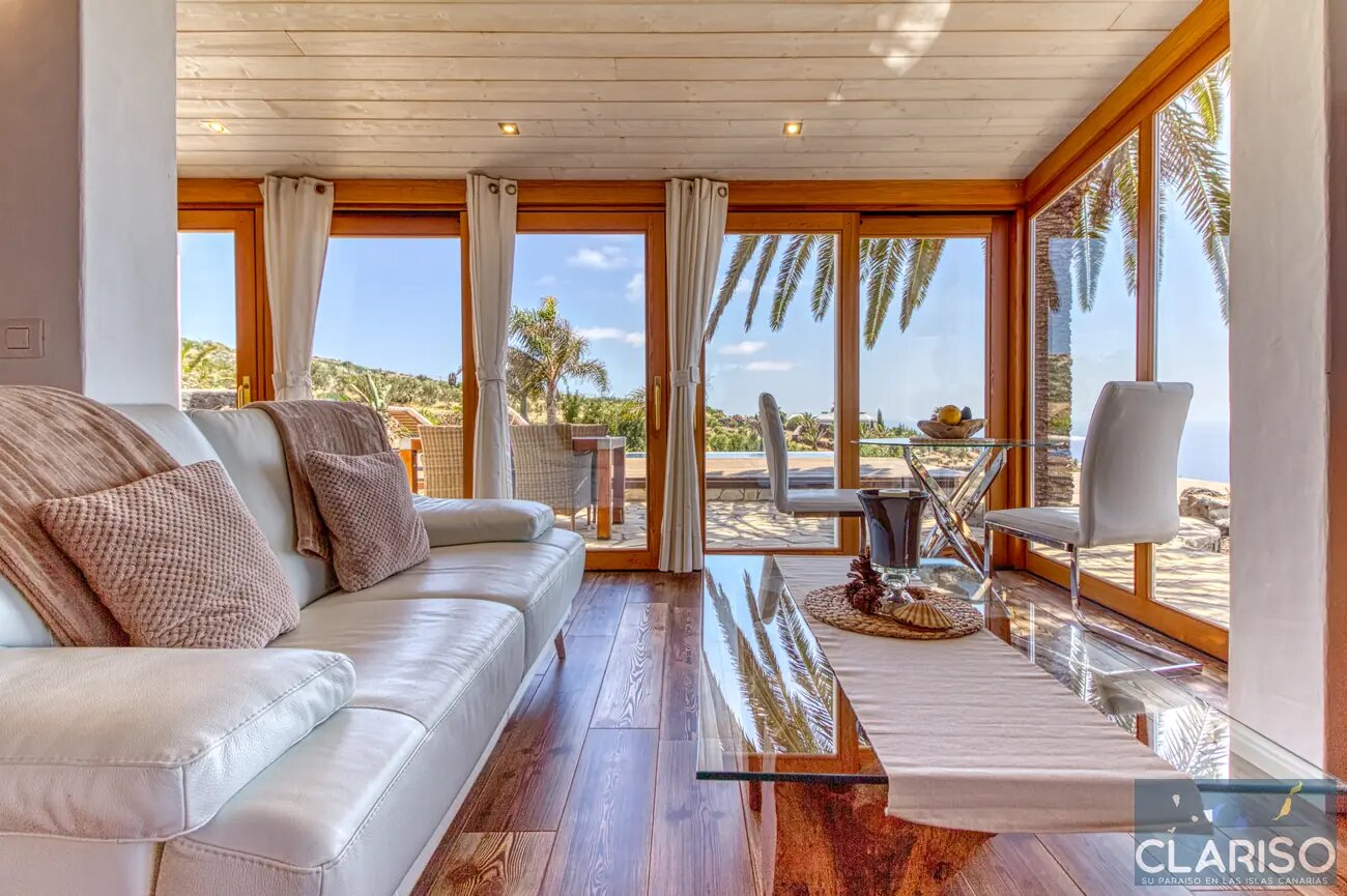 Finca Palomar: Ferienhaus auf einer Olivenfinca mit Fußbodenheizung und Sternenhimmel in Puntagorda auf La Palma