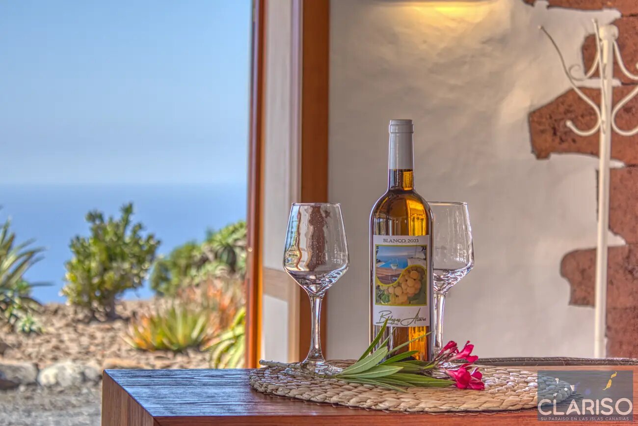 Finca Palomar: Ferienhaus auf einer Olivenfinca mit Fußbodenheizung und Sternenhimmel in Puntagorda auf La Palma