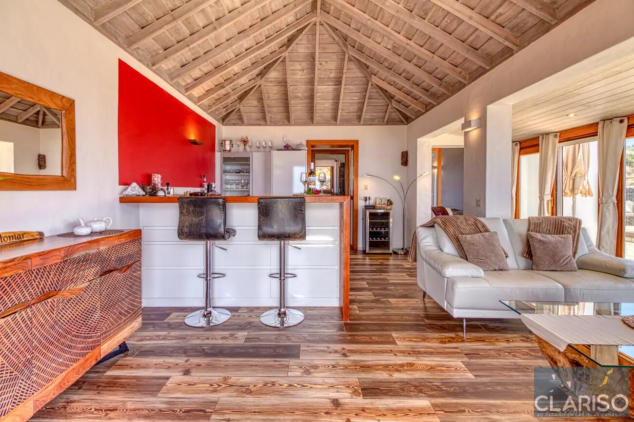 Finca Palomar: Ferienhaus auf einer Olivenfinca mit Fußbodenheizung und Sternenhimmel in Puntagorda auf La Palma