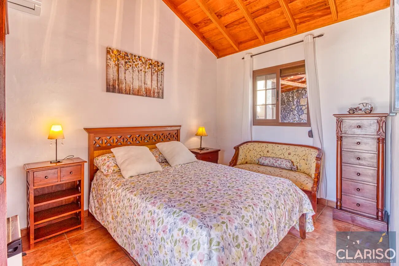 Casa El Algarrobo: Ferienhaus auf 1360 m über den Wolken in den Weinbergen von Puntagorda auf La Palma