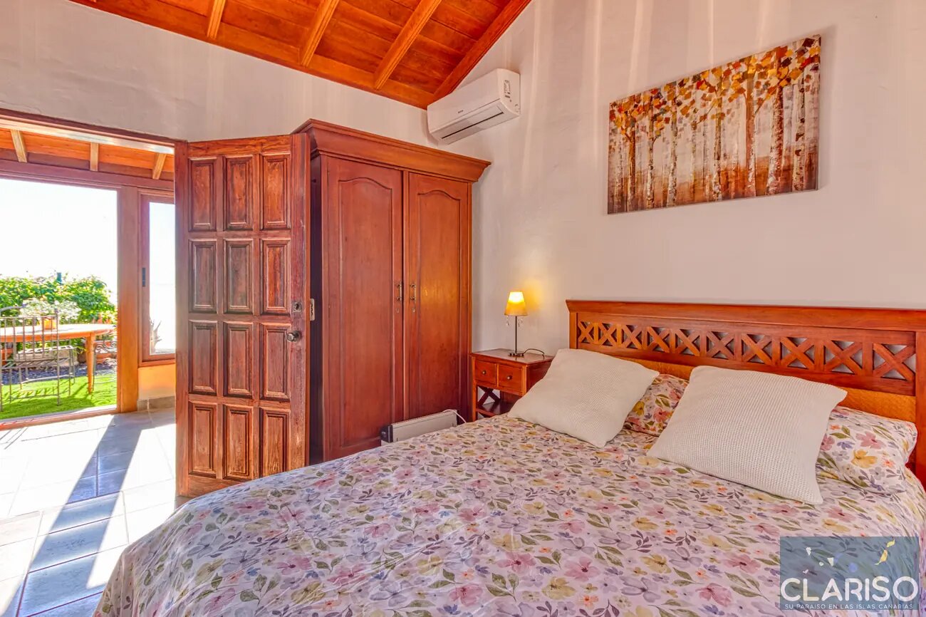 Casa El Algarrobo: Ferienhaus auf 1360 m über den Wolken in den Weinbergen von Puntagorda auf La Palma