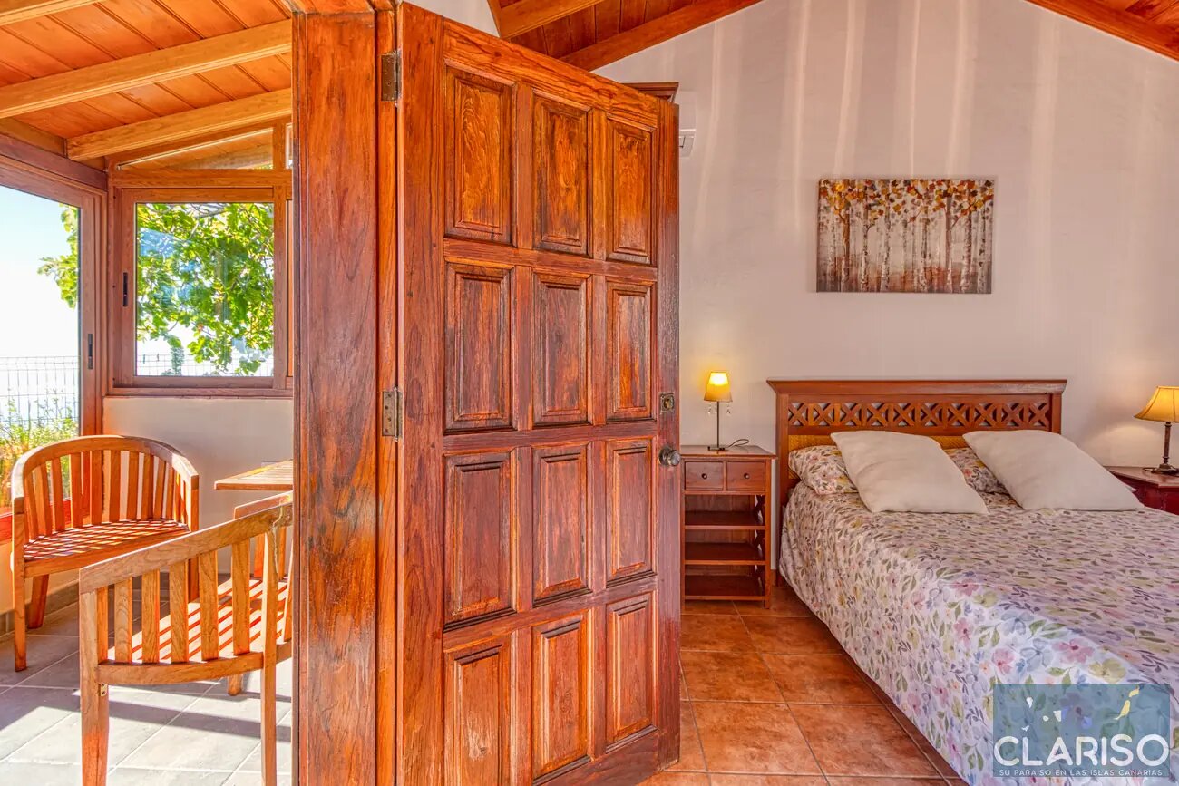 Casa El Algarrobo: Ferienhaus auf 1360 m über den Wolken in den Weinbergen von Puntagorda auf La Palma