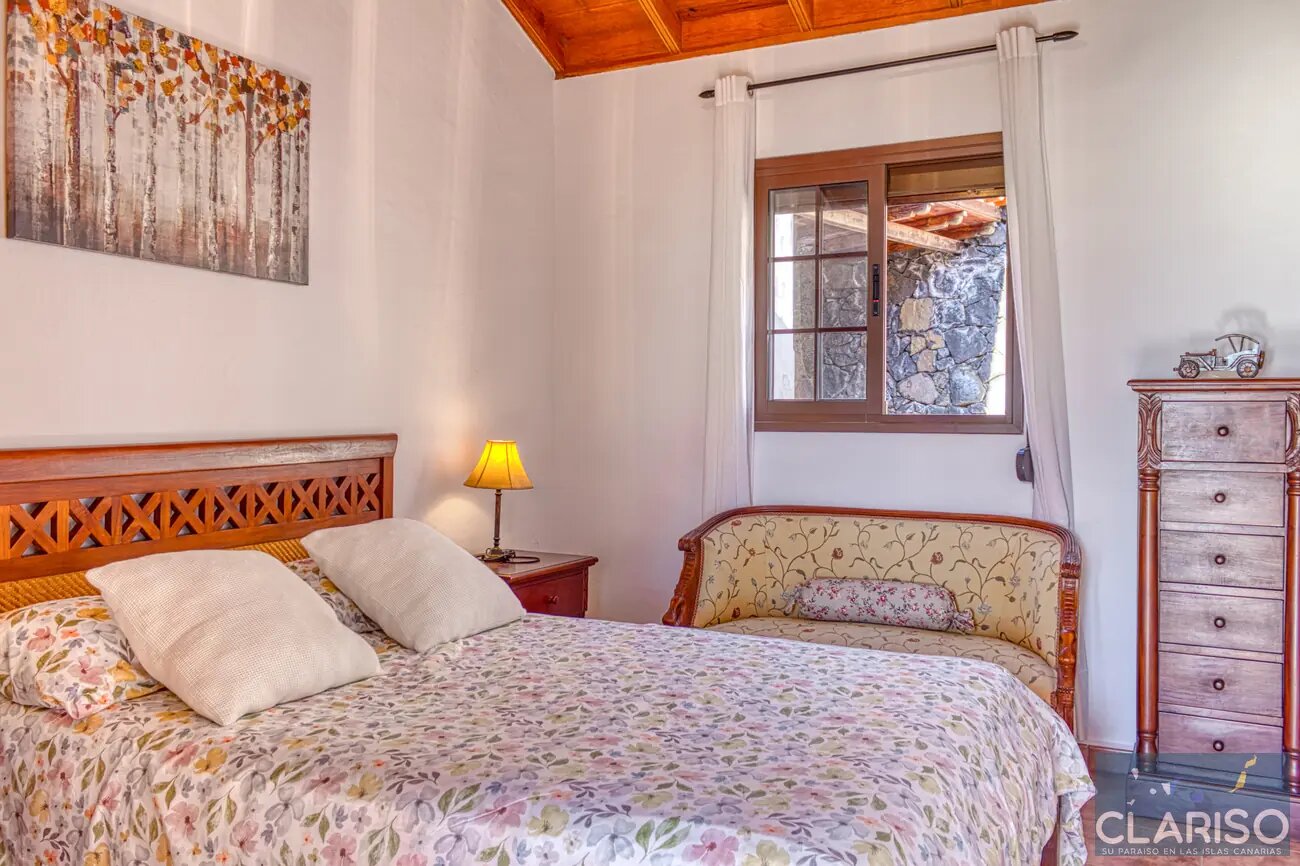 Casa El Algarrobo: Ferienhaus auf 1360 m über den Wolken in den Weinbergen von Puntagorda auf La Palma