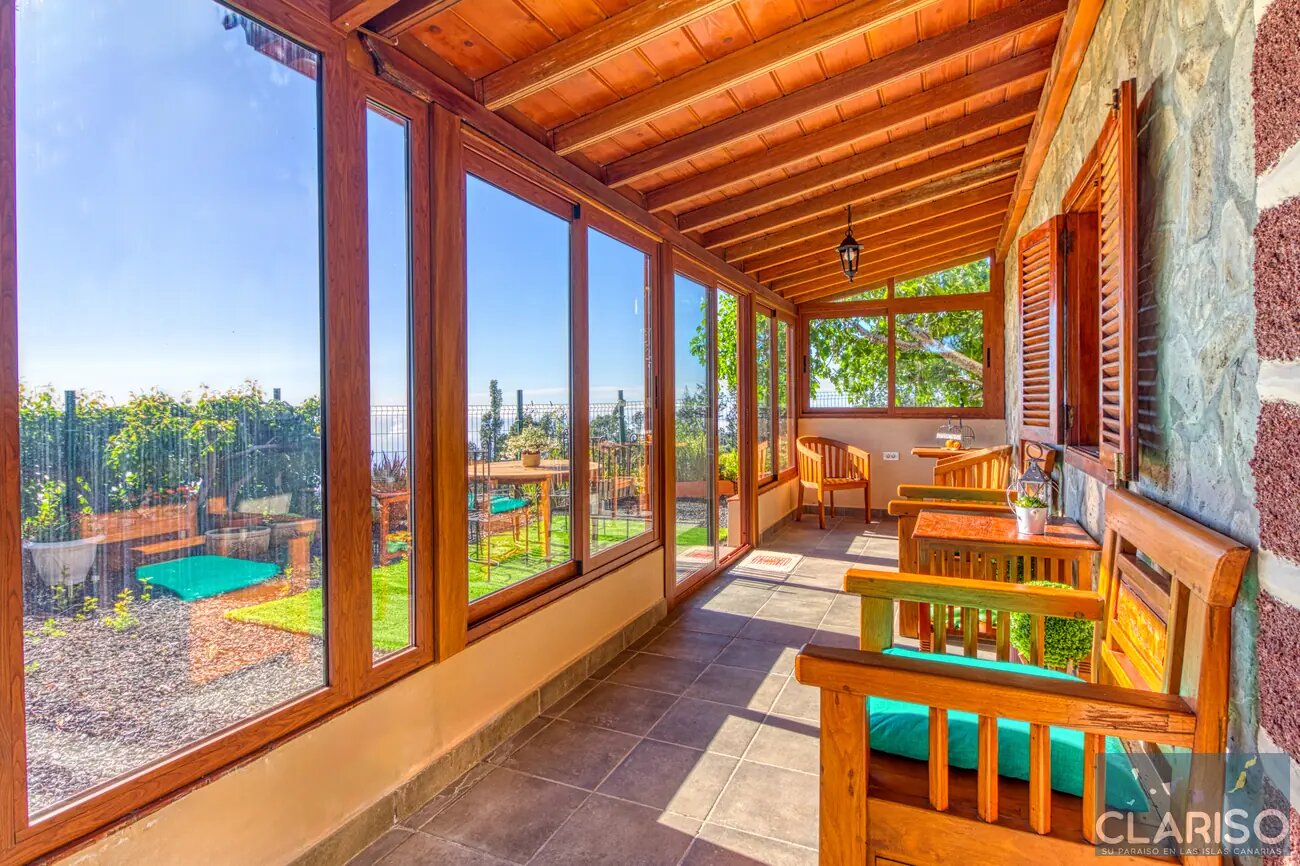 Casa El Algarrobo: Ferienhaus auf 1360 m über den Wolken in den Weinbergen von Puntagorda auf La Palma