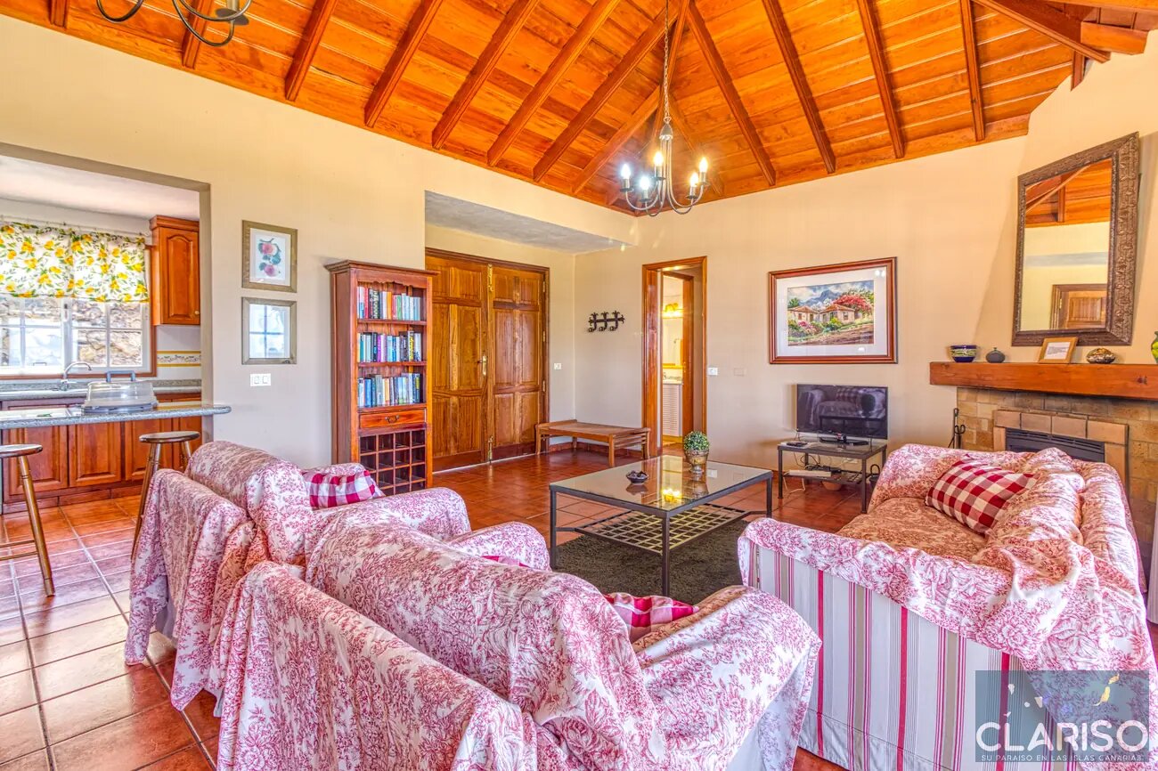 Villa Cerca Verde: Ferienhaus mit weitestem Panoramablick der Anlage Villas las Cercas in El Paso auf La Palma