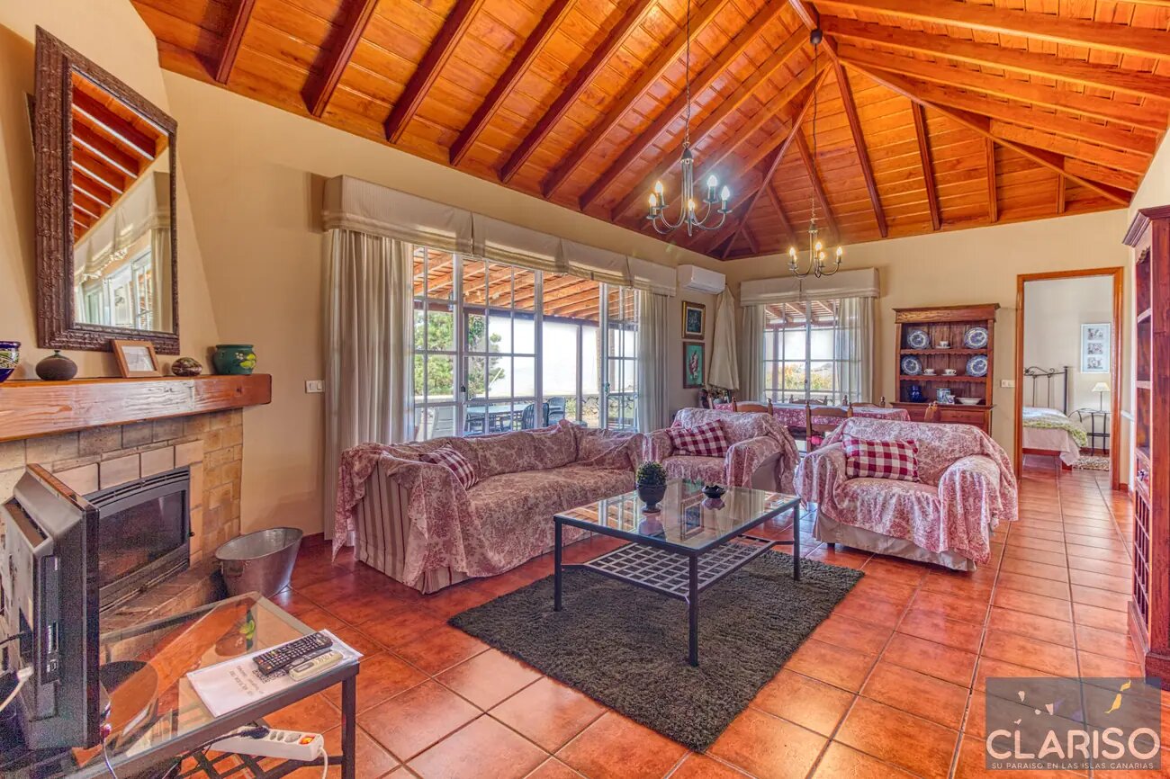Villa Cerca Verde: Ferienhaus mit weitestem Panoramablick der Anlage Villas las Cercas in El Paso auf La Palma