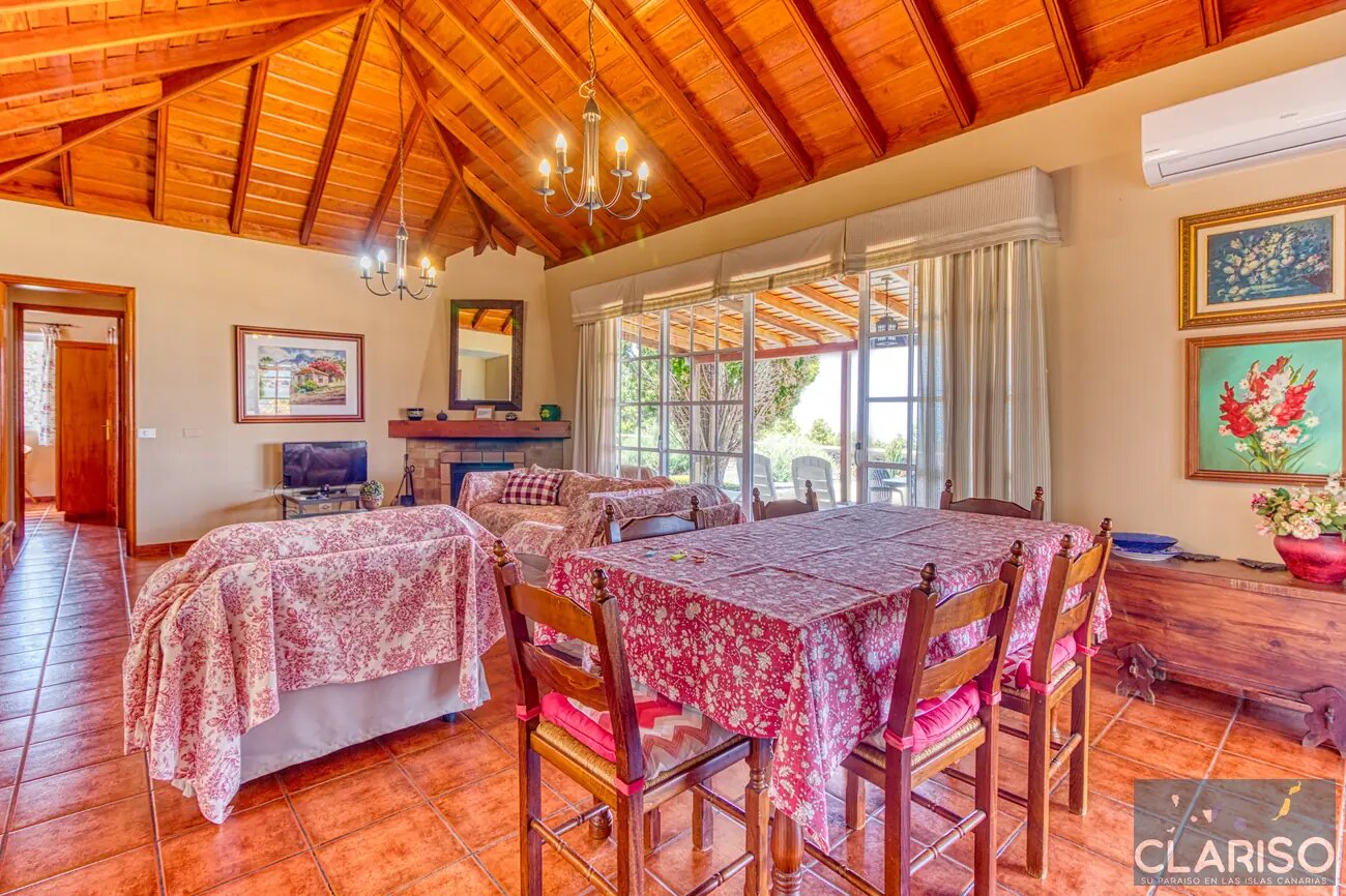 Villa Cerca Verde: Ferienhaus mit weitestem Panoramablick der Anlage Villas las Cercas in El Paso auf La Palma