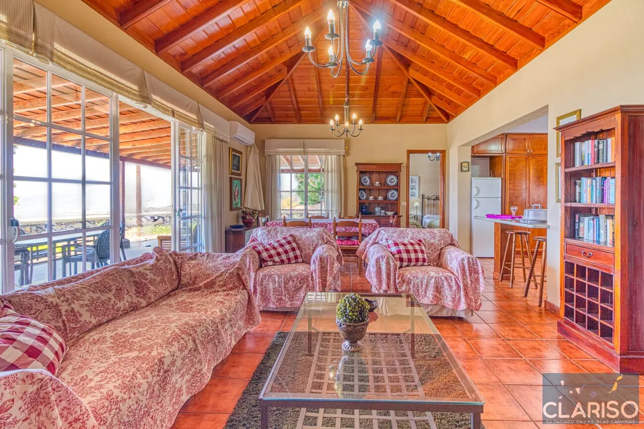 Villa Cerca Verde: Ferienhaus mit weitestem Panoramablick der Anlage Villas las Cercas in El Paso auf La Palma