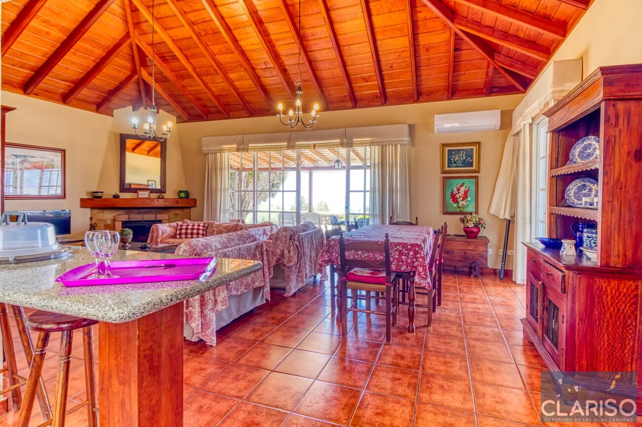 Villa Cerca Verde: Ferienhaus mit weitestem Panoramablick der Anlage Villas las Cercas in El Paso auf La Palma