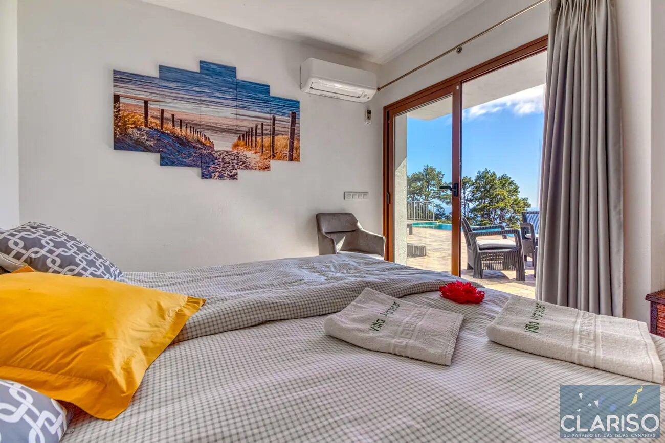 Villa Atardecer: Ferienhaus in absoluter Alleinlage am Ende einer Sackgasse in Puntagorda auf La Palma