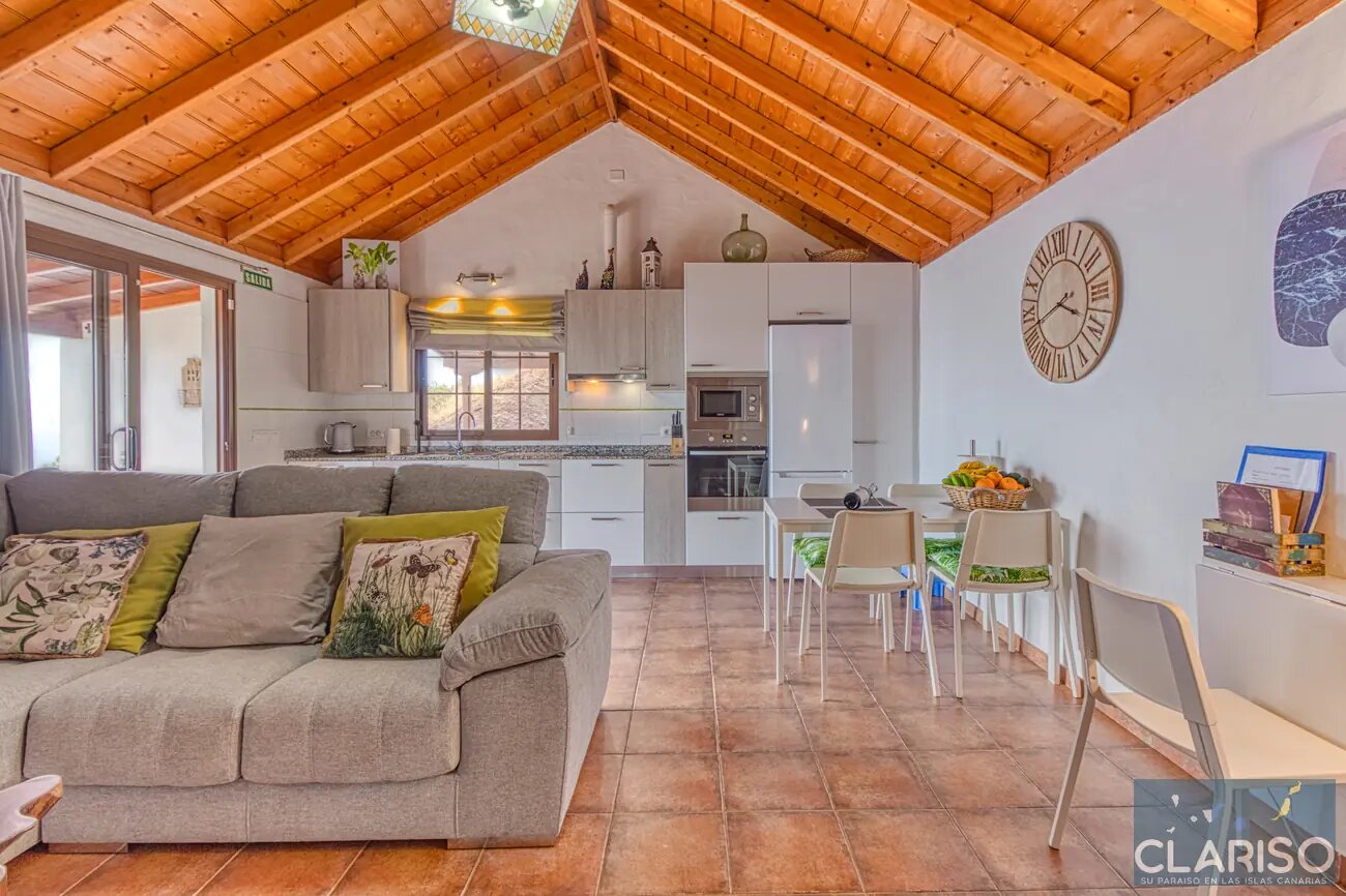 Villa Atardecer: Ferienhaus in absoluter Alleinlage am Ende einer Sackgasse in Puntagorda auf La Palma