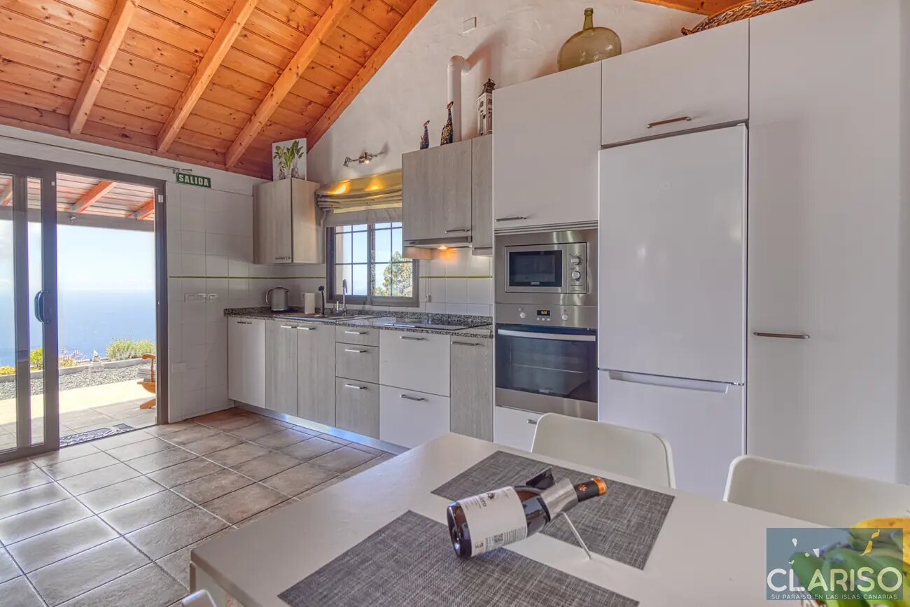 Villa Atardecer: Ferienhaus in absoluter Alleinlage am Ende einer Sackgasse in Puntagorda auf La Palma